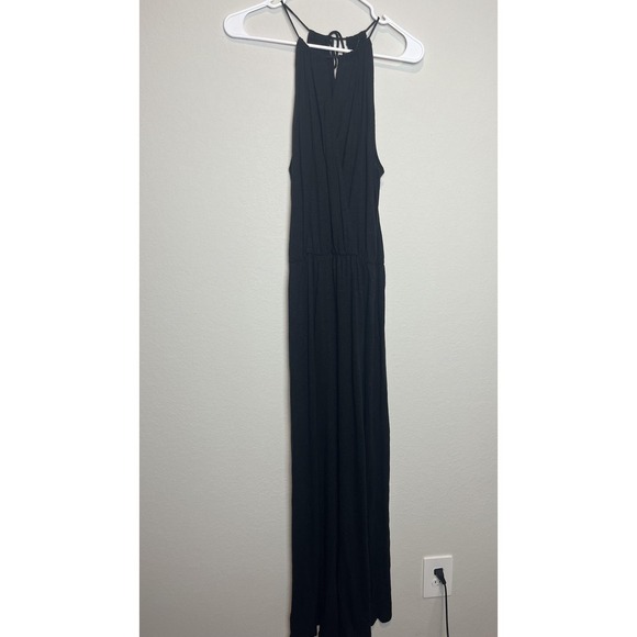 Ann Taylor LOFT Dresses & Skirts - Ann Taylor LOFT Dress Womens S Black Halter Maxi Sundress Beach Jersey Casual